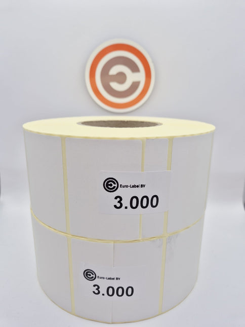 Euro-Label 70 x 50mm - Thermische Euro-Labels 3.000 per rol