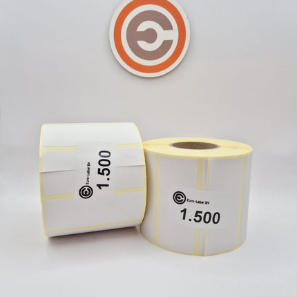 Euro-Label 75 x 30mm Vellum Euro-Labels 1.500 per rol