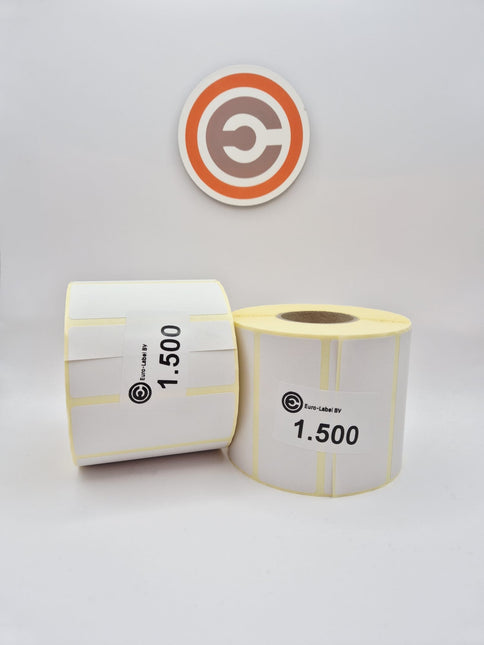 Euro-Label 75 x 30mm Vellum Euro-Labels 1.500 per rol
