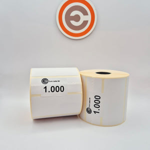 Euro-Label 76 x 38mm - Thermische Euro-Labels - Permanent/Afneembaar 1.000 per rol