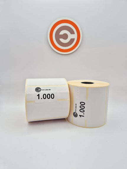 Euro-Label 76 x 38mm - Thermische Euro-Labels - Permanent/Afneembaar 1.000 per rol