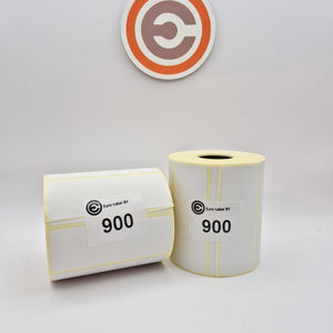 Euro-Label 80 x 30mm - Thermische Euro-Labels 900  per rol