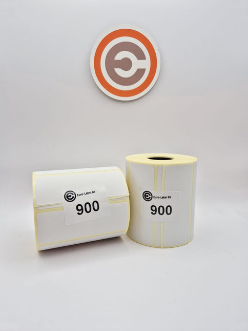Euro-Label 80 x 30mm - Thermische Euro-Labels 900  per rol