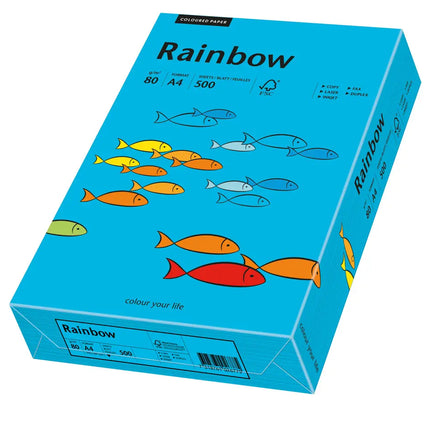 Euro-Label BV Rainbow A4 80 gram blauw, pak 500 vel