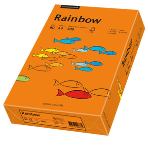 Euro-Label BV Rainbow A4 80 gram dieporanje, pak 500 vel
