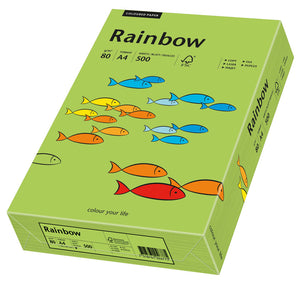 Euro-Label BV Rainbow A4 80 gram groen, pak 500 vel