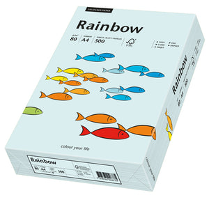 Euro-Label BV Rainbow A4 80 gram lichtblauw, pak 500 vel