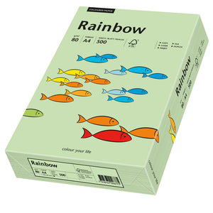 Euro-Label BV Rainbow A4 80 gram middelgroen,  pak 500 vel