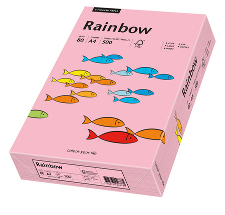 Euro-Label BV Rainbow A4 80 gram roze, pak 500 vel