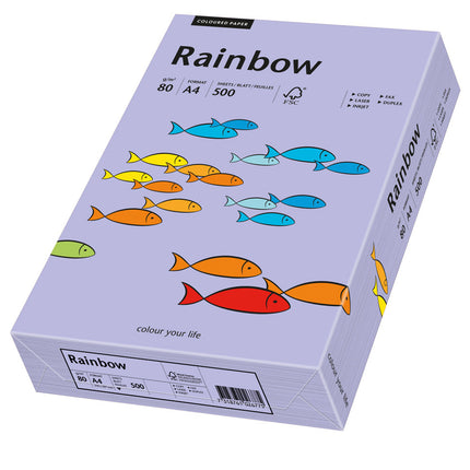 Euro-Label BV Rainbow A4 80 gram violet, pak 500 vel