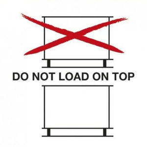 Euro-Label 'Do not load on top' Sticker