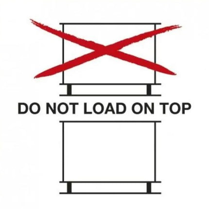 Euro-Label 'Do not load on top' Sticker