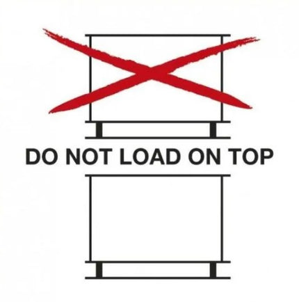 Euro-Label 'Do not load on top' Sticker