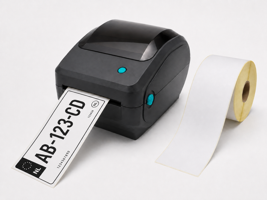 Euro-Label EL-1180 Kentekenetiketten Starterspakket