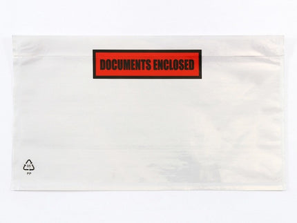 Euro-Label Envelop Paklijst DL 225x122mm. bedrukt