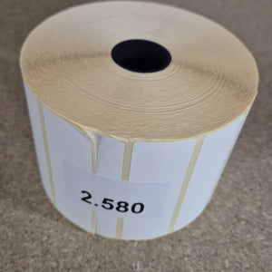 Euro-Label Etiketten 76x25 - Thermo top - 2580 per rol