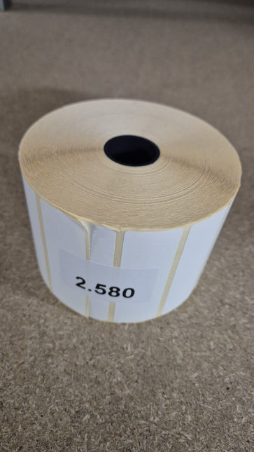 Euro-Label Etiketten 76x25 - Thermo top - 2580 per rol