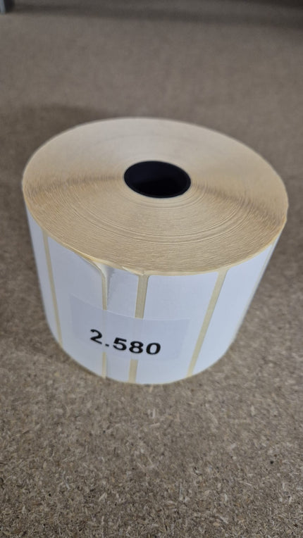 Euro-Label Etiketten 76x25 - Thermo top - 2580 per rol