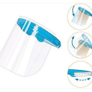 Euro-Label Gezichtprotectieschild - Compleet masker + 3  extra schilden