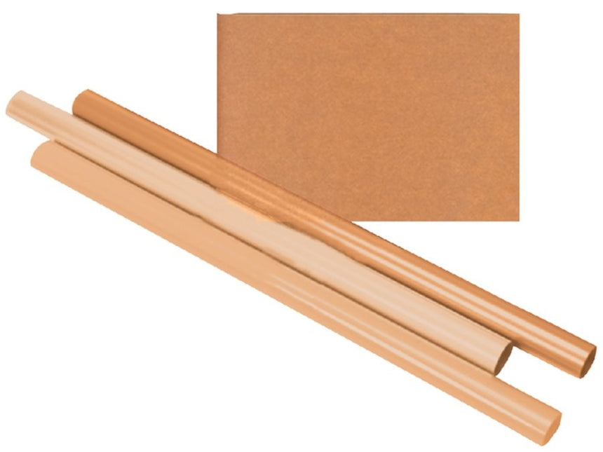 Euro-Label Inpakpapier haza kraft gestreept 60gr 100cmx10m