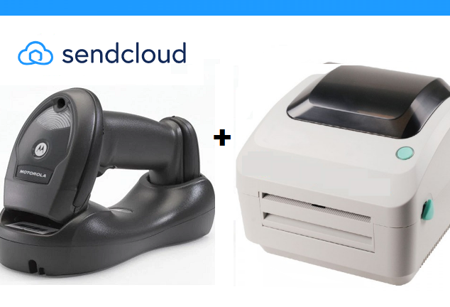 Kies hier het aantal verzendlabels / EL-1190 Labelprinter met USB+Netwerk - € 140,- / Zebra LI4278 draadloos met Cradle - € 185,-