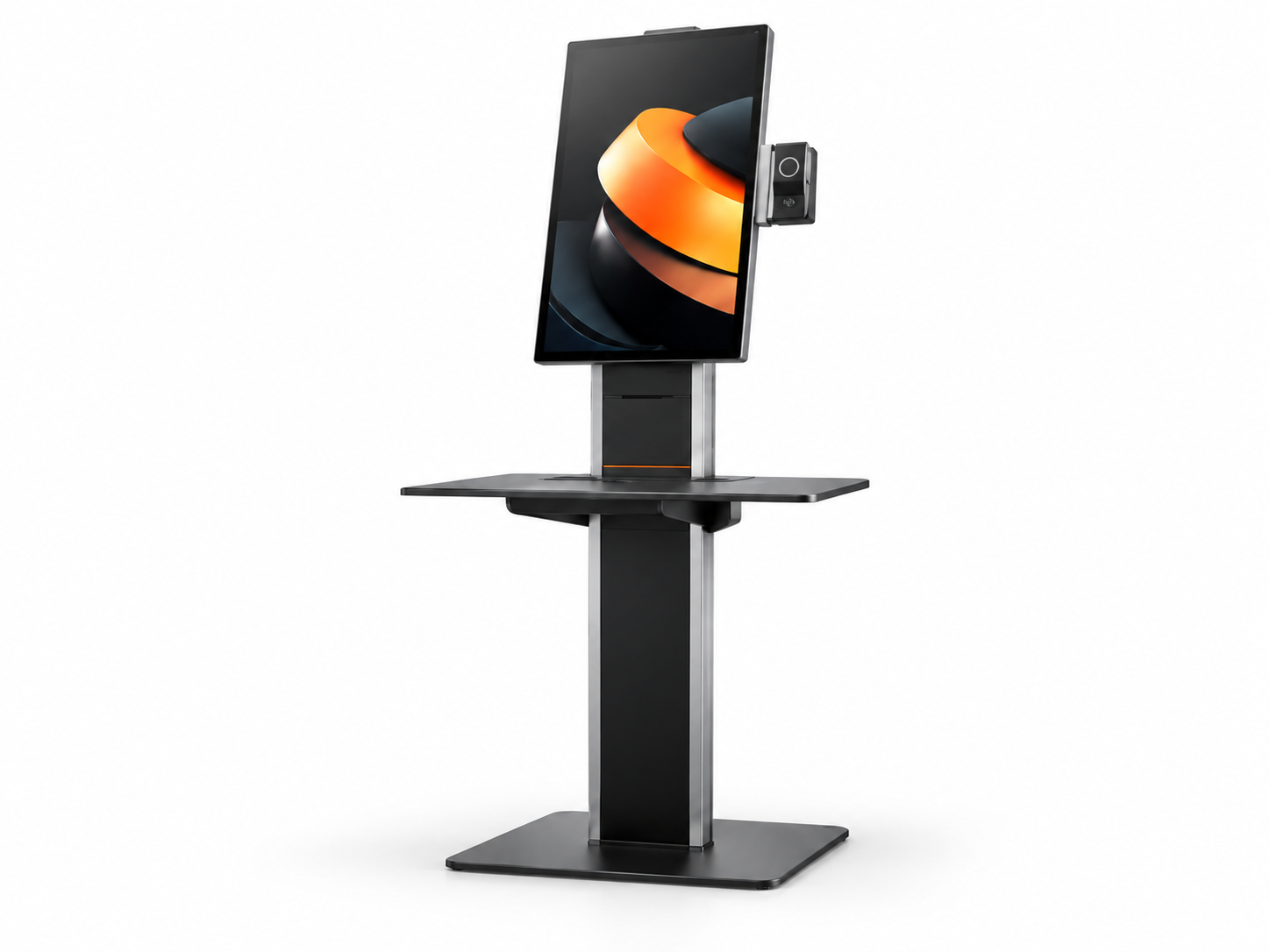 Retail Floor Stand, incl.: Printer, Scanner and Table