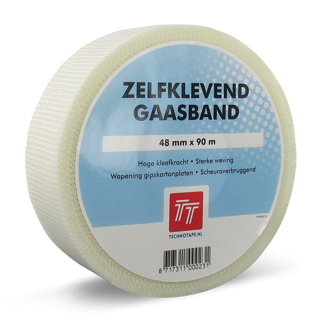 Technotape Gaasband 48 mm x 90 m - Zelfklevend en Scheuroverbruggend