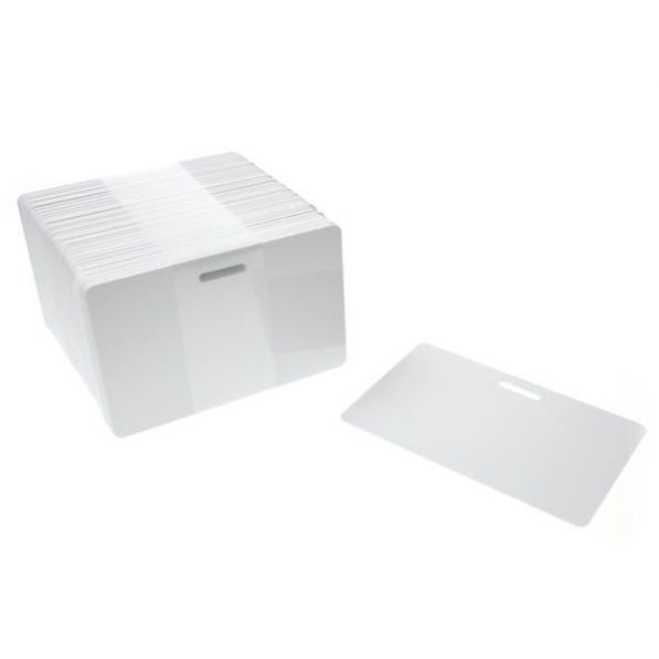 Ultracard PVC Card Wit Landscape met Slot Sleuf