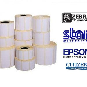 Uncoated Direct thermisch papieren labels met permanente belijming