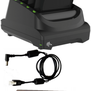Zebra batterij oplaadstation voor de TC5x 4 slots (inc. voeding en kabel)