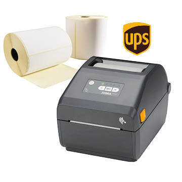 Zebra Bundelpakket - Zebra Printer + 12 rollen UPS etiketten