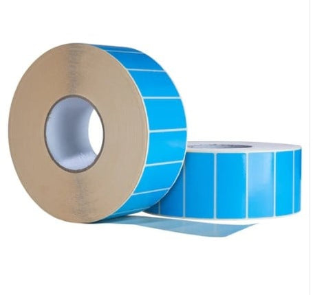 Zebra Z-perform 1000D label blauw (3006308 T) 70 x 32 mm, 4500 etiketten per rol, 76 mm kern