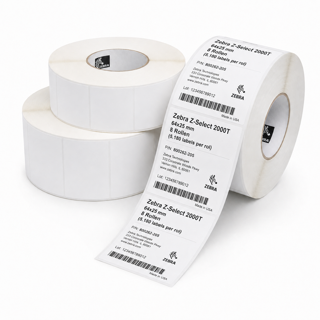 Zebra Z-Select 2000T | 64x25mm