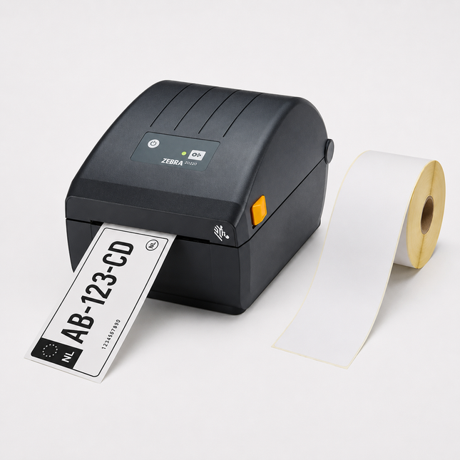 Zebra ZD220D Kenteken Etiketten Starterspakket
